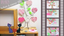 DIY - tuto deco amour - Arbre a ceur 3D en bois ambiance romantique Deco love