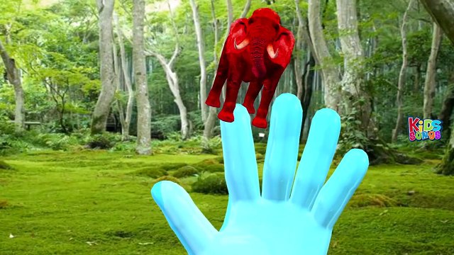 Dinosurs Vs Leones, Gorilas, Elefantes Dedo De La Familia | Dinosaurios Vs Animales De Dibujos Animados Para Niños