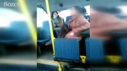 Başörtülü kıza çirkin saldırı