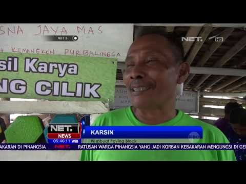 Kreatifitas Warga Ubah Limbah Sampah Jadi Paving Block Cantik - NET5
