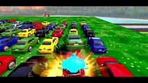 BROTHERS HULK Colors SMASH CARS PARTY   Finger Family & Wheels On The Bus Nursery Rhymes Songs