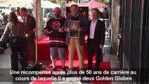 George Segal inaugure son étoile à Hollywood