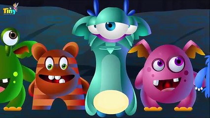 Ten In The Bed | Scary Rhymes For Kids | Halloween Song | TinyDreams Kids