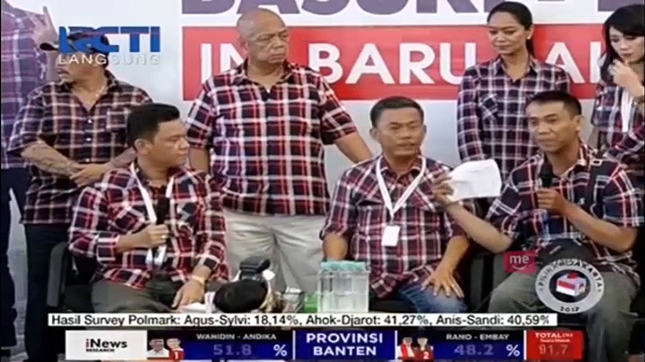 Suasana Terkini di Posko Pemenangan Ahok-Djarot