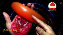 Finger Family Spiderman | Colors Wet Balloons Compilation | Learn colours Balloon