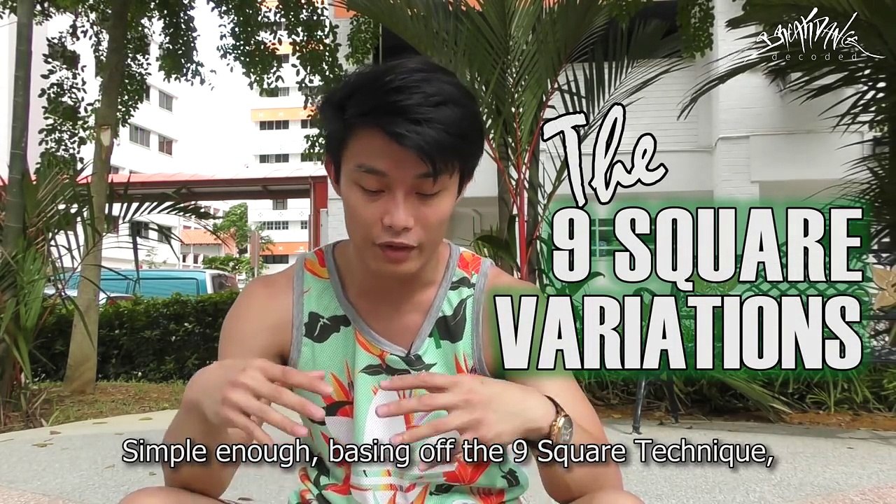 Bboy Top Rock Tutorial - 9 Square VARIATION - BreakDance Decoded