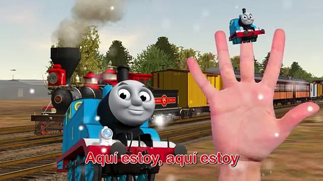 Spanish Thomas Finger Family Cartoon Animation Nursery Rhyme