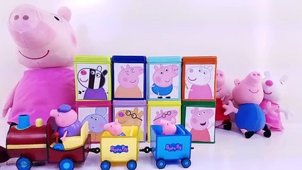 Peppa Pig DIY Cubeez Blind Box Play-Doh Dippin Dots Toy Surprise Learn Colors!