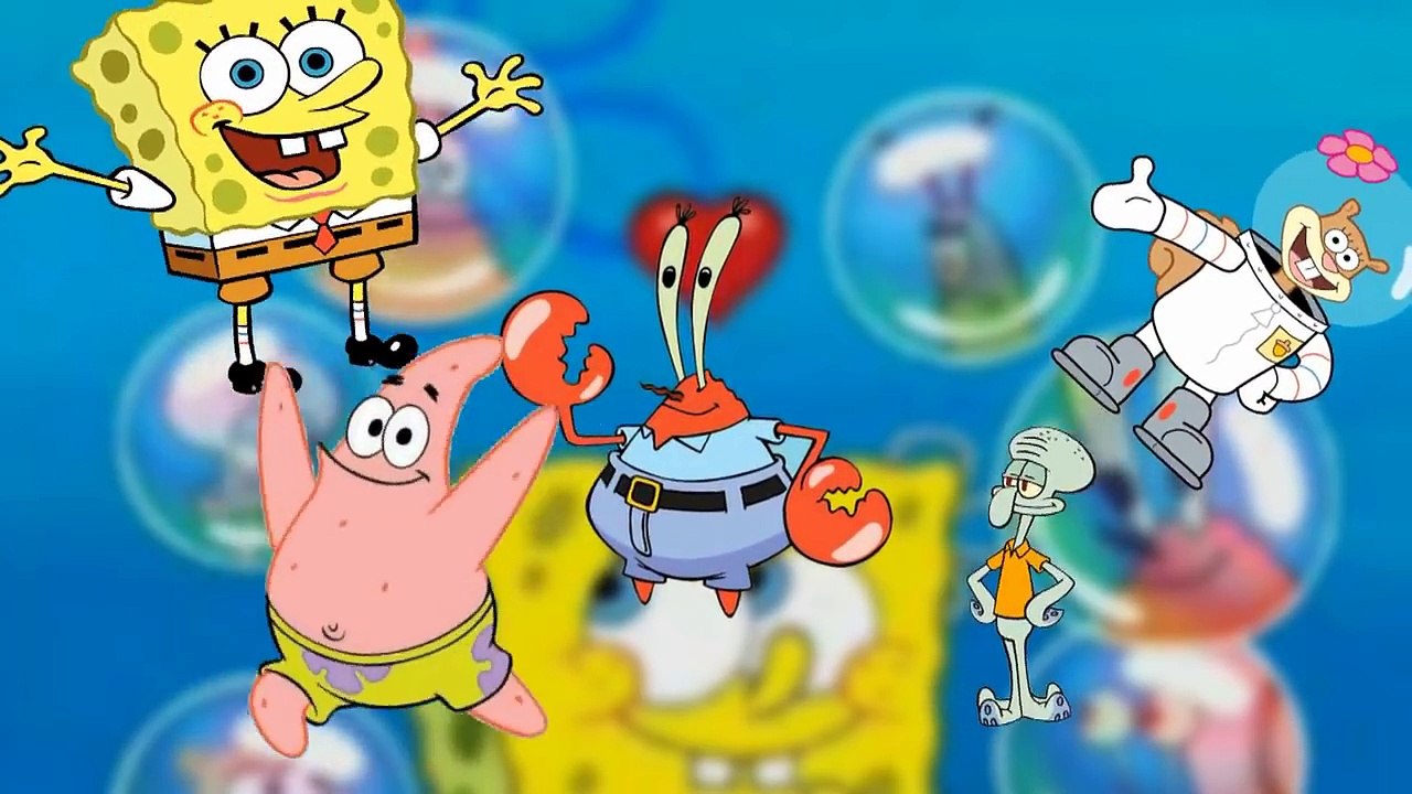 SpongeBob SquarePants Finger Family Song Nursery Rhymes | SpongeBob Songs Cartoon Baby Lea