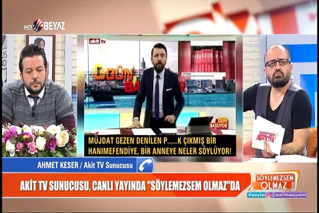 Akit TV sunucusu, Müjdat Gezen’e neden küfrettiğini canlı yayında açıkladı