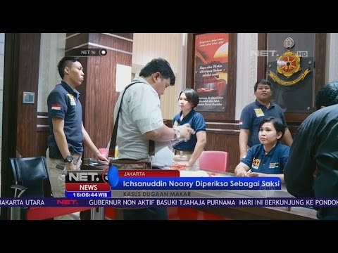 Live Report Pemeriksaan Ichanudin Noorsy Terkait Kasus Dugaan Makar - NET 16