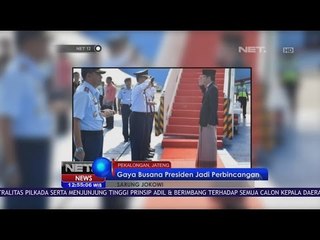 Gaya Busana Presiden Joko Widodo jadi Perbincangan - NET 12