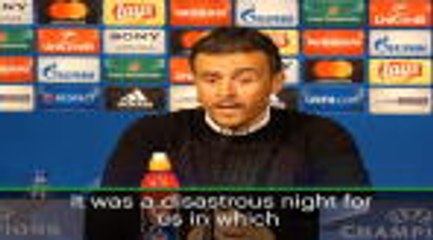 Enrique laments 'disastrous' performance at PSG