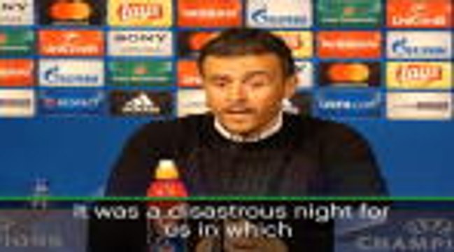 Enrique laments 'disastrous' performance at PSG