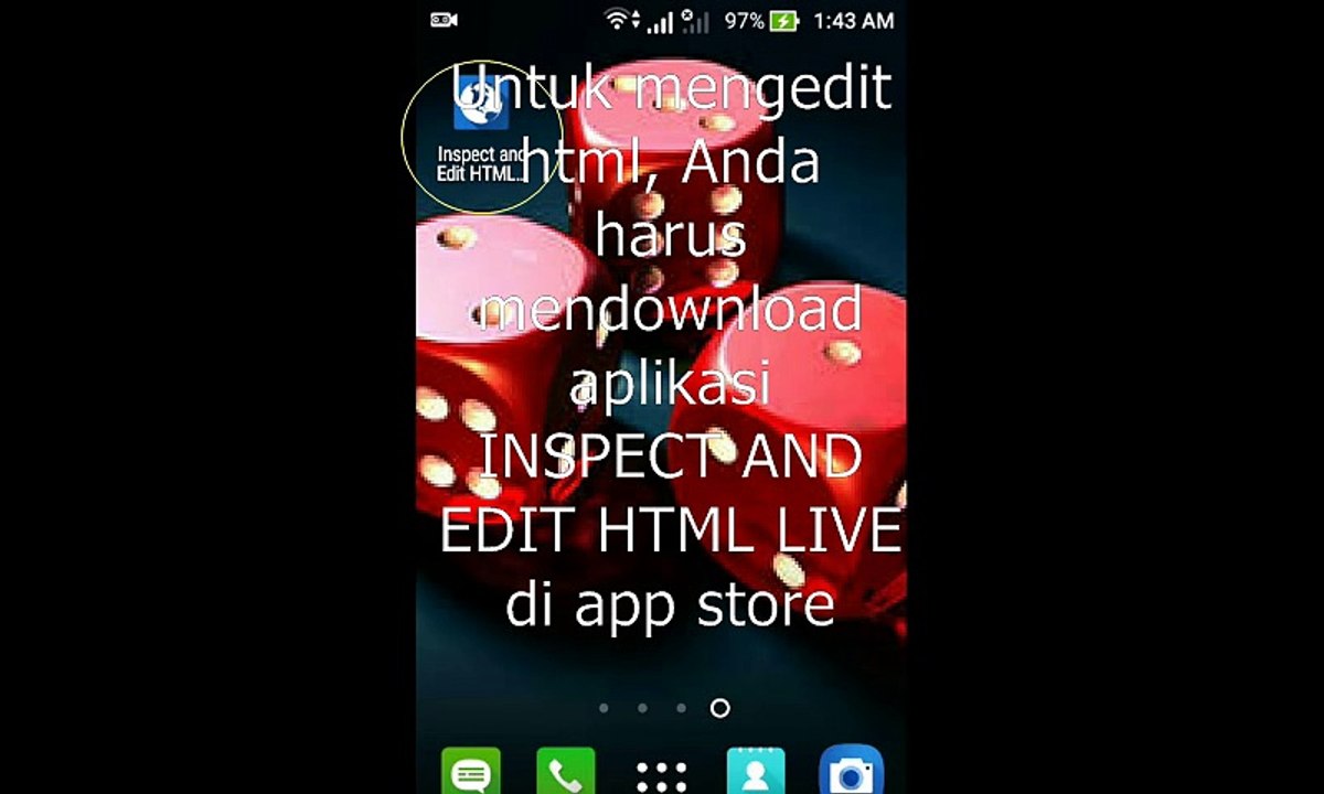 Edit Judul Dengan Inspect Element Via Android