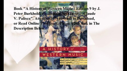 Download A History of Western Music / Edition 9 ebook PDF