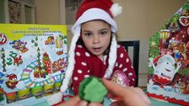 Play Doh and Kinder Surprise Christmas Advent Calendar Day 1 plus MLP Maxi Kinder Eggs