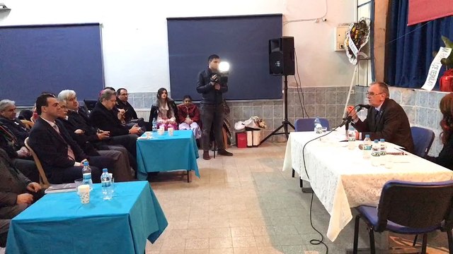 Araştırmacı Yazar İlber Şiyak Akhisarlı göçmenler ile buluştu