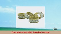 Elegance Napkin Rings with Crystal Gold Set of 4 6c7181bc