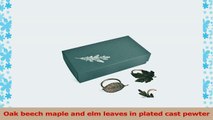 Vilmain Autumn Leaves Plated Pewter Napkin Rings Set of 4 e1b663fe