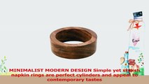 Shalinindia Handmade Wood Napkin Ring Set With 12 Napkin Rings  Artisan Crafted in India b488421a