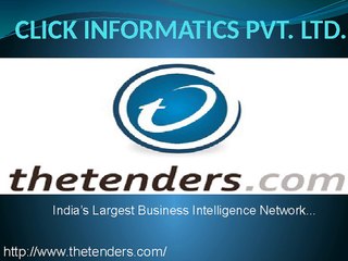 Tenders for Indian, Global, Government, Private, Projects, Awarded and Sub Contractor