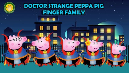 Doctor Strange Peppa Pig Superhero Finger Family Nursery Rhymes Lyrics
