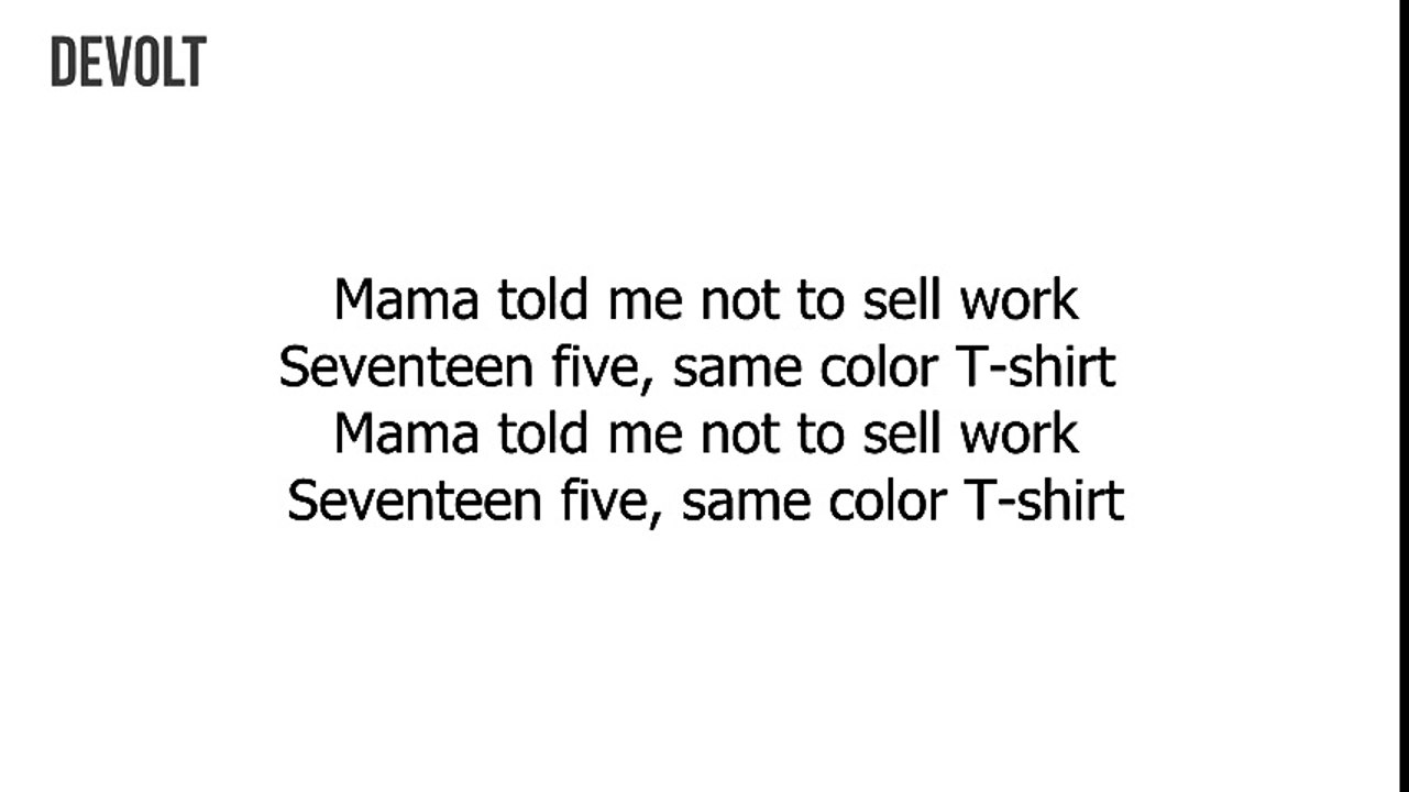 Migos - T-Shirt (Lyrics on screen)