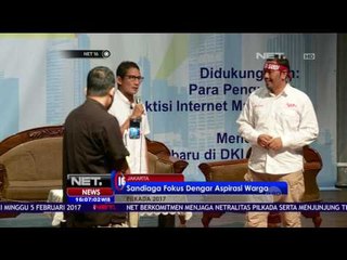 Sandi Luncurkan OKE OCE di Gor Gulungan - NET 16