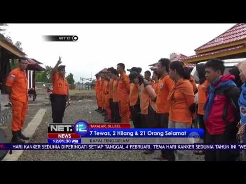 Pencarian Korban Kapal Tenggelam di Takalar - NET12