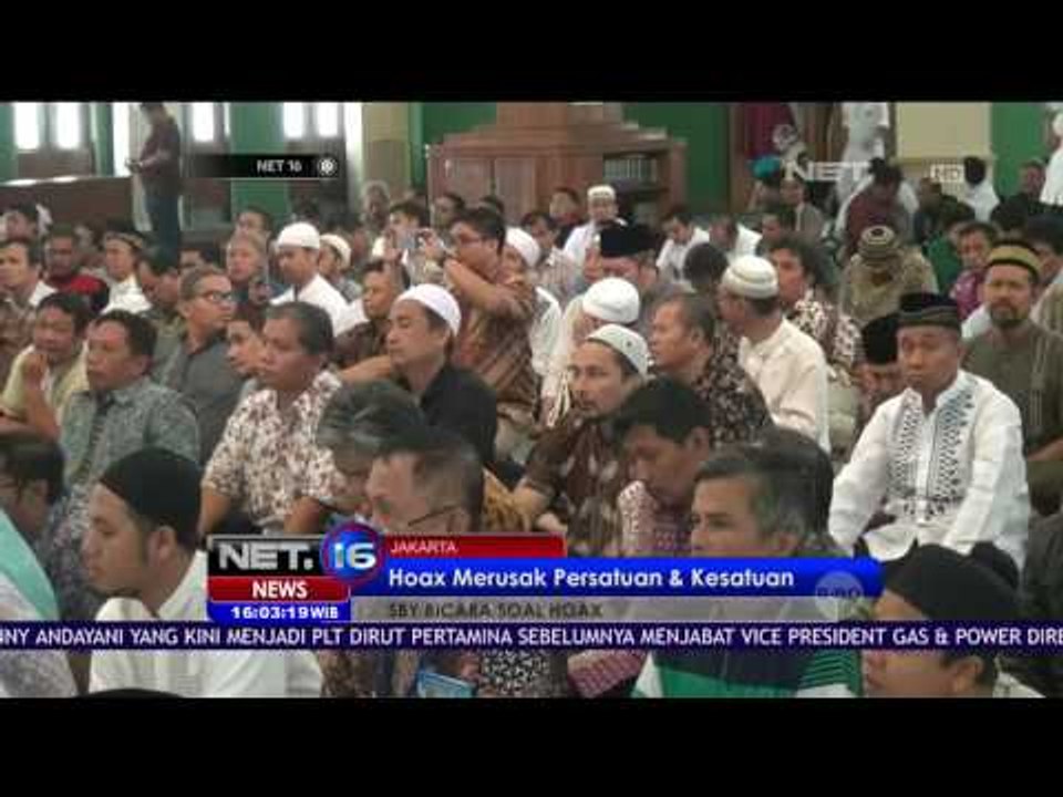 SBY Ingatkan Warga Agar Tak Mudah Terpancing - NET 16