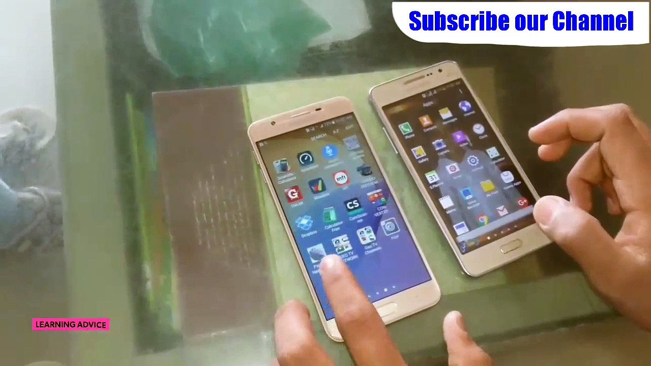 Speed test of Samsung Glaxy A7 Prime vs Samsung Glaxy Grand Prime ..LearningAdvi_HD