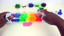 DIY How To Make Play Doh PJ Mask Bottles Mighty Toys Modelling Clay Learn Colors