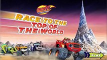 Nick Jr | Blaze and the Monster Machines | Race to the Top of the World! | Dip Games For Kids