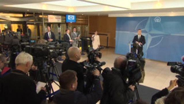NATO Savunma Bakanları Toplantısı - NATO Genel Sekreteri Stoltenberg - Brüksel