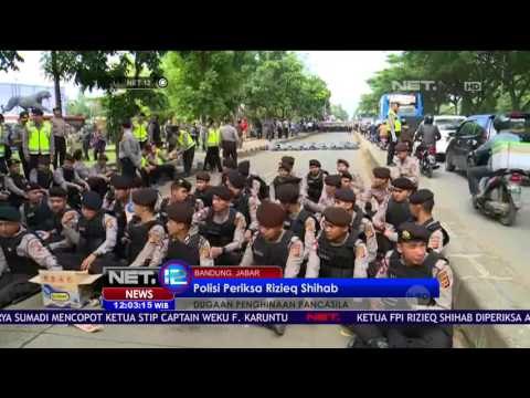 Live Report Pemeriksaan Habib Rizieq di Polda Jabar - NET 12