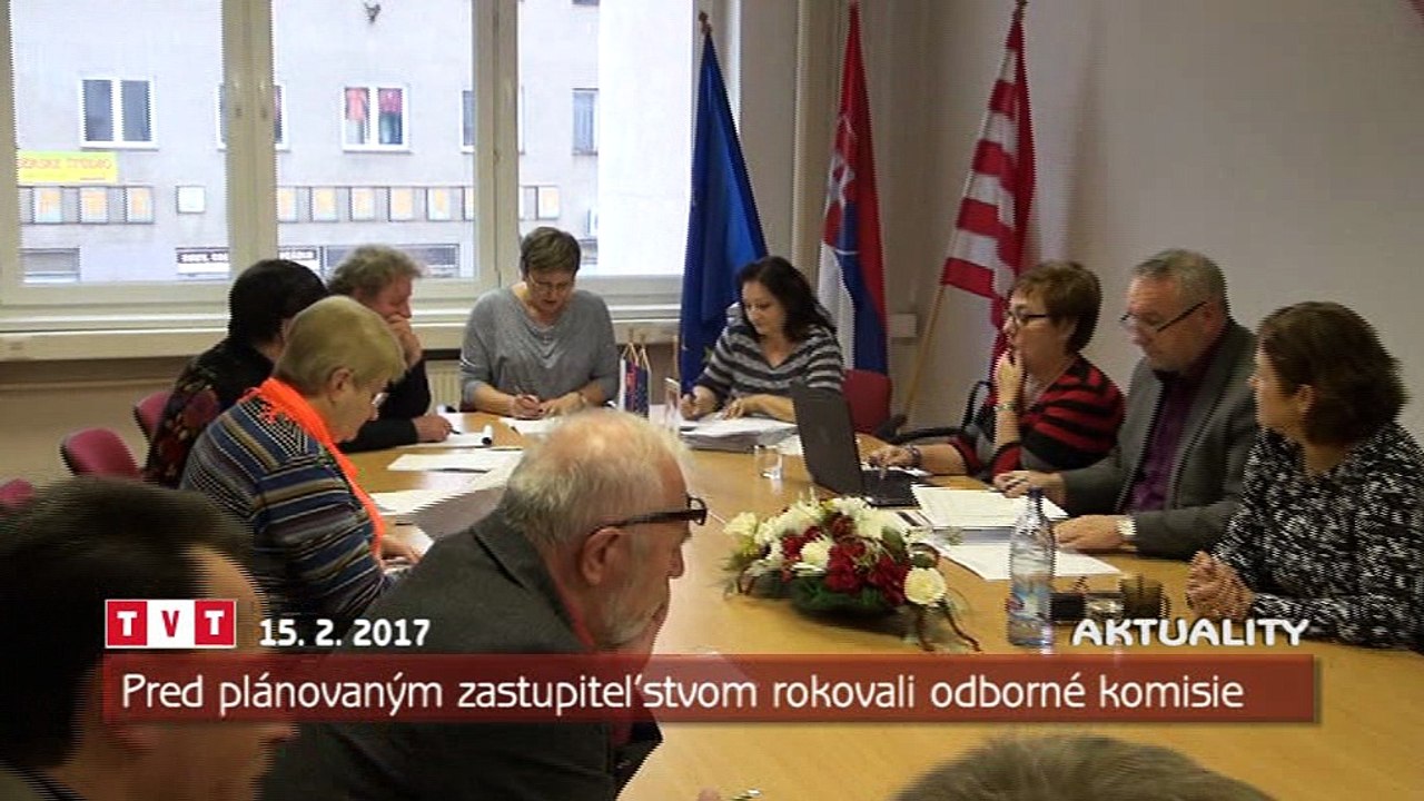Pred plánovaným zastupiteľstvom rokovali odborné komisie