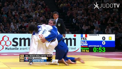 BRONZE -78KG : CAMARA (FRA) vs APOTEKAR (SLO)