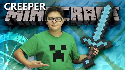 CAMISETA CREEPER - DECORAÇÃO DE FESTA INFANTIL - FAMÍLIA DIY MINECRAFT