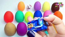 Learn Colors with Many Play Doh and Surprise Eggs | Hello Kitty Toys | PAW Patrol for Toddlers Kids
