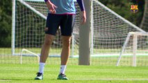 José Antonio Martínez es reincorpora als entrenaments amb el FC Barcelona B