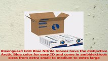KimberlyClark KleenGuard G10 Nitrile Arctic Glove Powder Free 912 Length Large Blue bbb39fb7