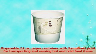 SOLO H4325J8000 Flexstyle DoubleSided Poly Paper Food Container 32 oz Capacity Symphony b335db8a