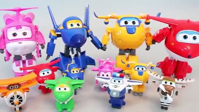 Super Wings plane transformers Tayo The Little Bus English Learn Numbers Colors Toy Surprise YouTu