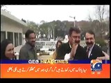 Watch funny conversation bw Fawad Chaudhry and Tariq fazal Chaudhry outside SC