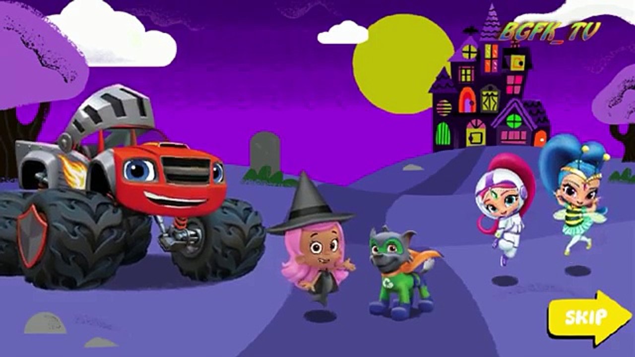Halloween House Party Game Fun Full HD Nick Jr. Video for Kids Part 1 PAW Patrol