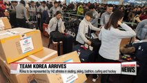 Korean athletes arrive in Sapporo for 2017 Asian Winter Games