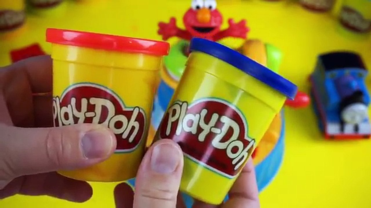 Sesame Street PLAY DOH Elmo Color Mixer Set Learn Colors Thomas Friends Fun Activity for Kids Cars
