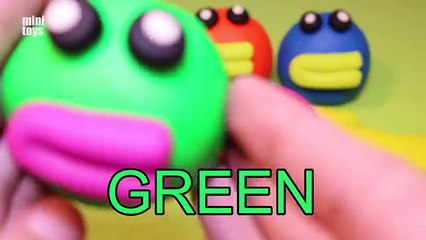 Learn Colours with Playdough Smiley Face Fun Creative Molds for Children