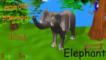 The Animals On The Farm | Learn Animal Sounds 3D Animation Nursery Rhymes